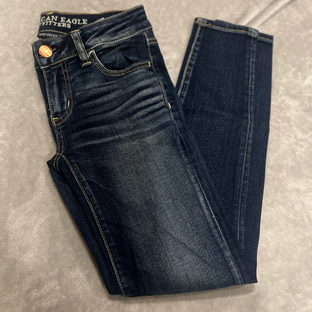 American eagle skinny jeans size 0